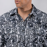 Camisa Wild Bull Est Flock Blanco 084